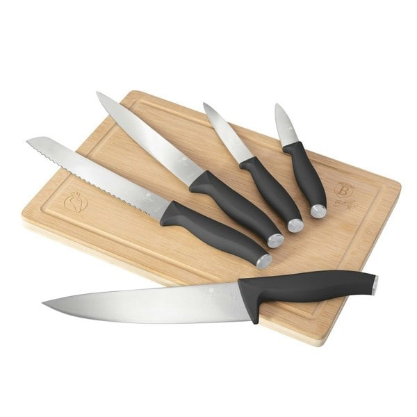 Knife set with bamboo cutting board Berlinger Haus BH2961