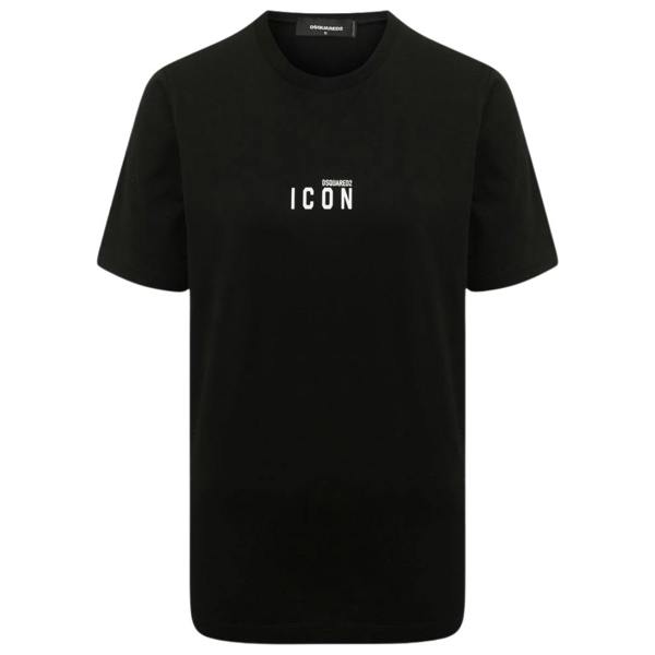 DSQUARED2 Icon Small Chest Logo Black  T-Shirt XXS