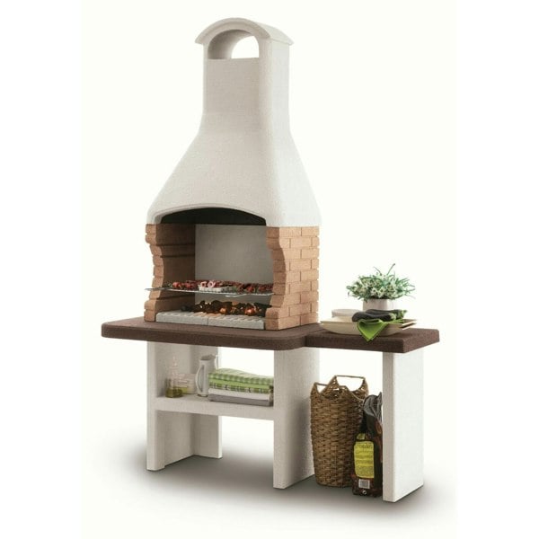 Palazzetti Jesolo 2 Masonry BBQ Grill with Side Table