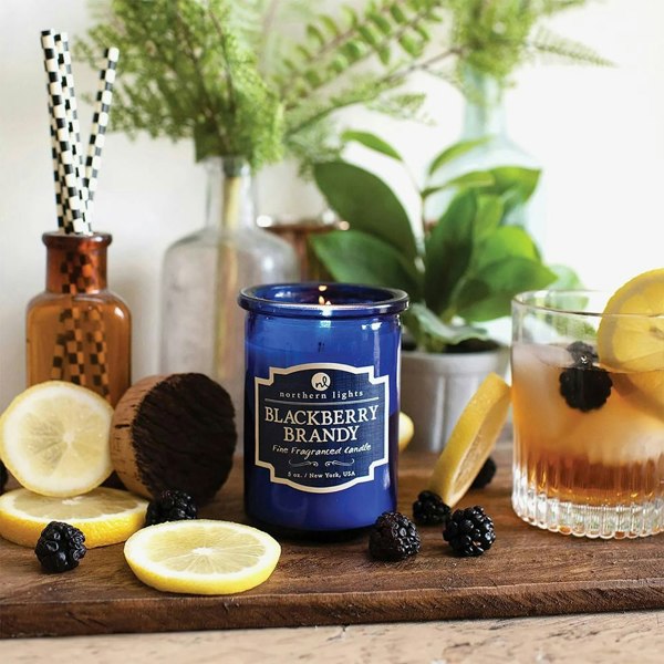 T. H. Baker Northern Lights Blackberry Brandy Candle NL143
