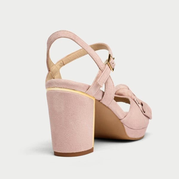 Calla Lizzie Shoes - Soft Rose Suede