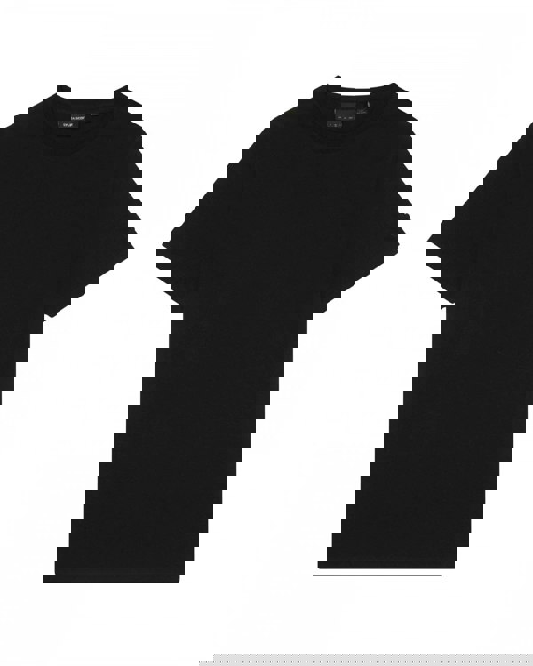 Lyle & Scott Tonal Eagle Superfine Cotton Mens T-Shirt - Z865 Jet Black