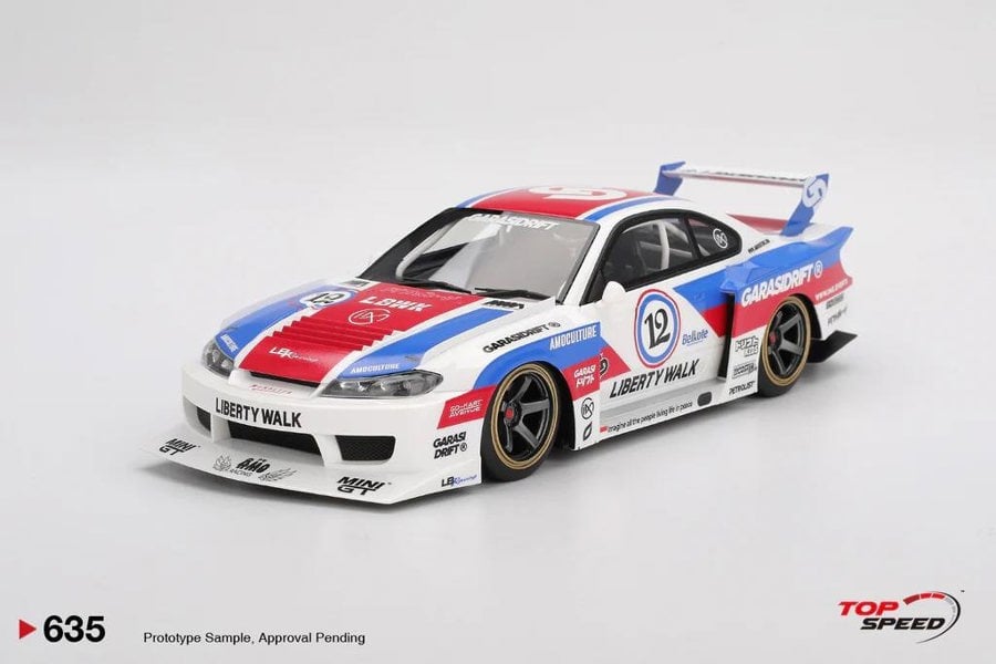 Nissan LB-Super Silhouette S15 Silvia Garasidrift X LBWK 2025 1:18 Topspeed TS0635