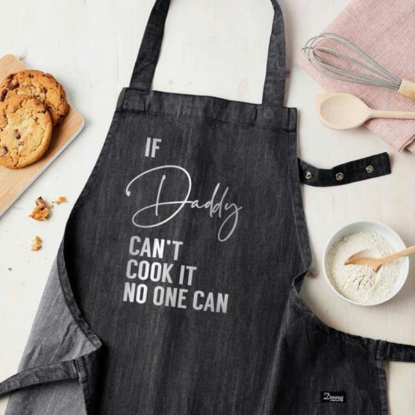 Personalised Denim 'Can Cook It' Apron