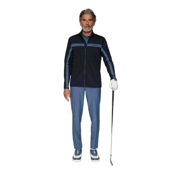 J.Lindeberg Mens Jarvis Logo Track Jacket - Navy - 