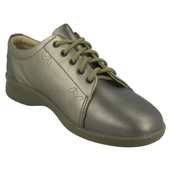 Padders Ladies Padders Wide Fitting Casual Lace Up Shoes Refresh2