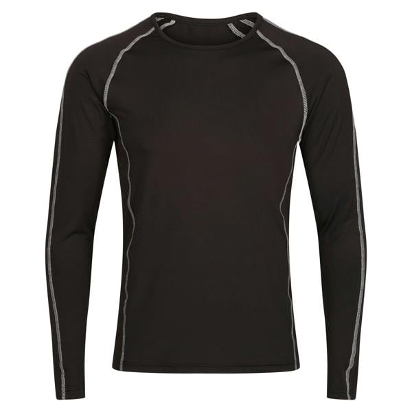Regatta Professional Mens Long-Sleeved Base Layer Top - Black