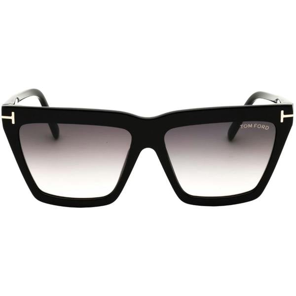 Tom Ford Shiny Black Sunglasses One Size