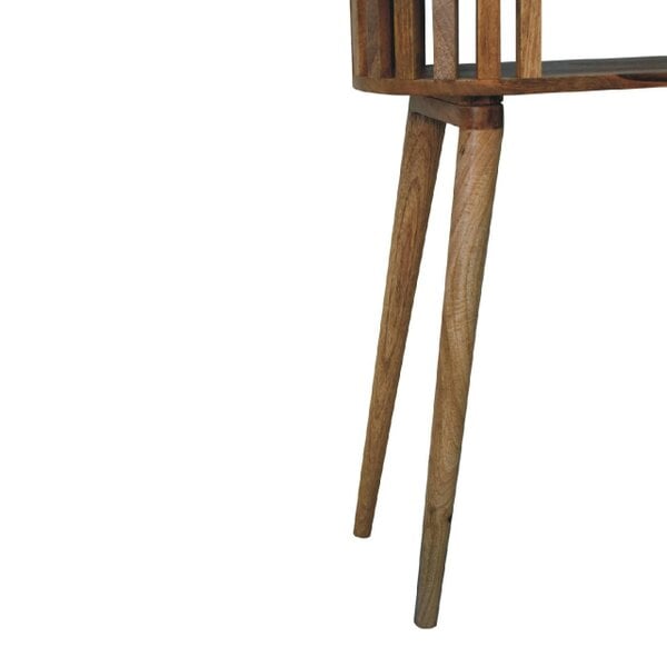 Wyld Haus Kailua Slated Mango Wood Open Console Table