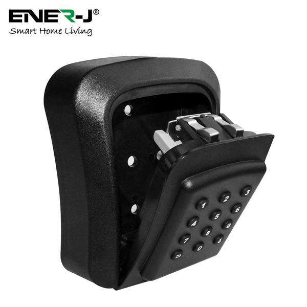 ENER-J Smart Key Lock Box, Smart Key Cabinet, Bluetooth App-Controlled, IP45 Rated, Sturdy and Reliable