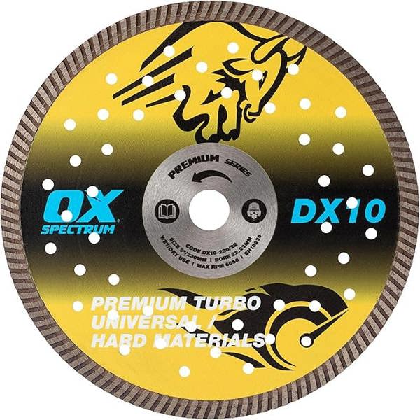 OX Spectrum Premium Diamond Blade  Universal-Hard  230-22.23mm