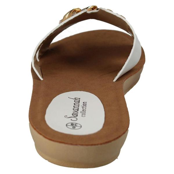 Savannah Ladies Savannah Open Toe Casual Mules
