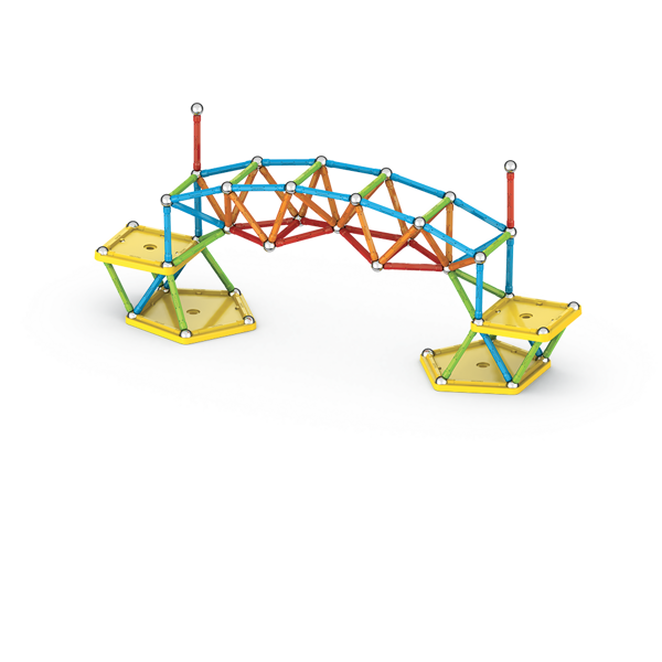Geomag Magnetic Supercolor - 142 Pieces