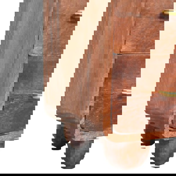 Artisan Furniture Solid Wood 3-Drawer Rounded Chest