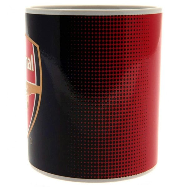 Arsenal FC Fade Design Ceramic Mug In Printed Card Box - Navy/Red/White