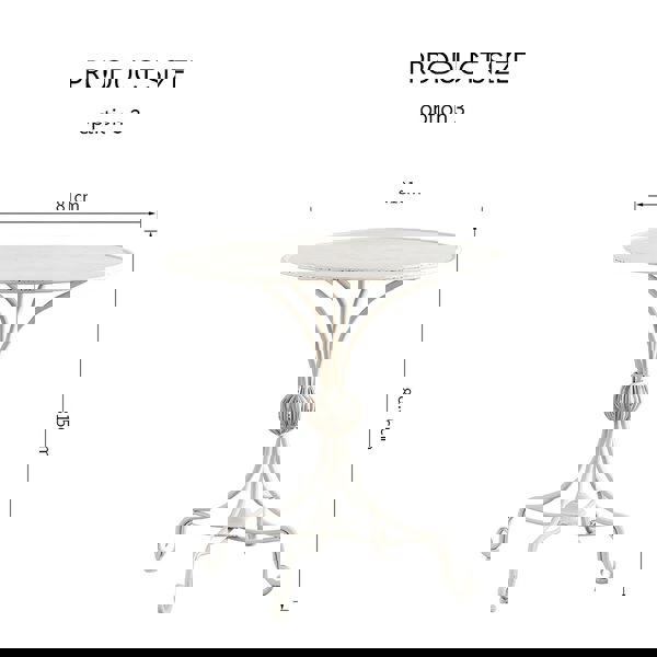 Antonia Outdoor Garden Dining Table Set, Iron-Rit Concept-Option 3 Garden Table-Rit Concept