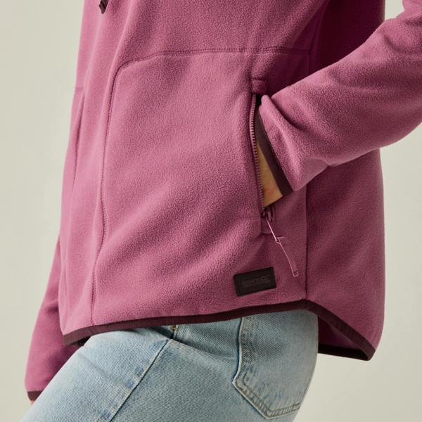 Regatta Womens/Ladies Frankie Half Zip Fleece - Violet Fig - 