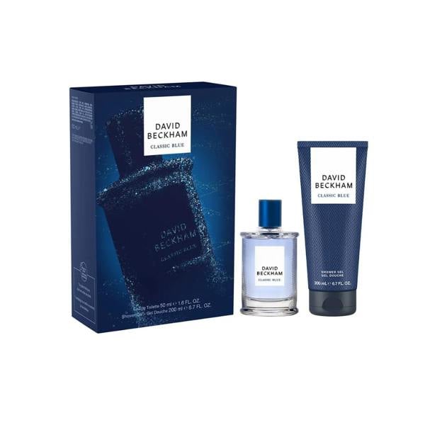 David Beckham Classic Blue Eau de Toilette 50ml & Shower Gel 200ml Set