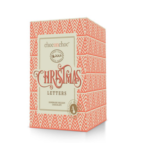 CHOC ON CHOC Chocolate Christmas Letters
