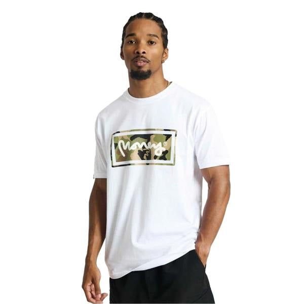 Money Mens Camo Box T-Shirt (Pack of 3) - Black/White/Grey Melange - 