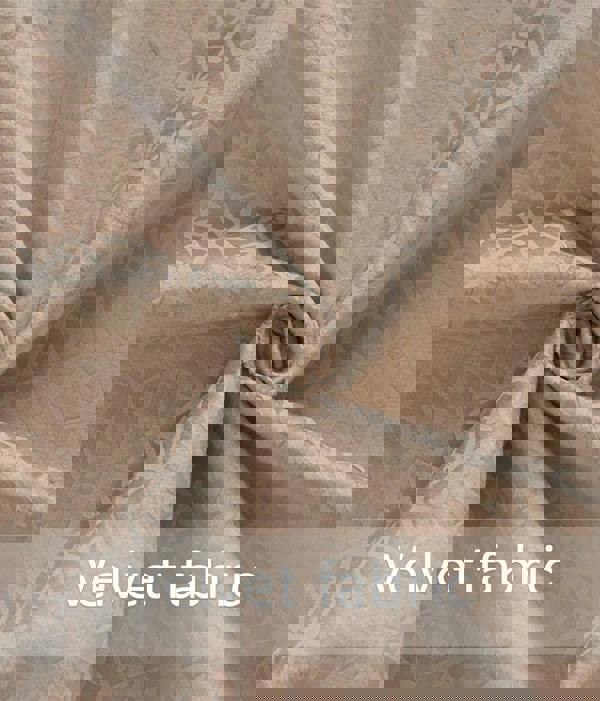 Luxury Living Temple Velvet Ring Top Blackout Curtains