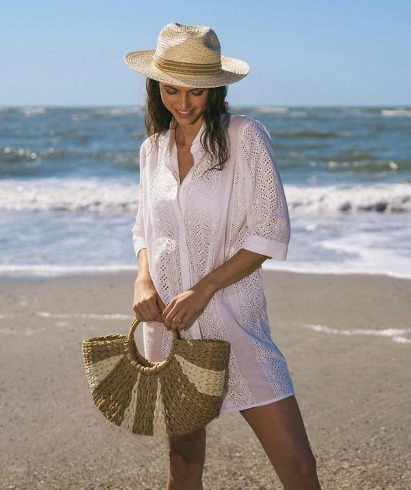 Pia Rossini Monaco - Straw Tote Bag - Beige