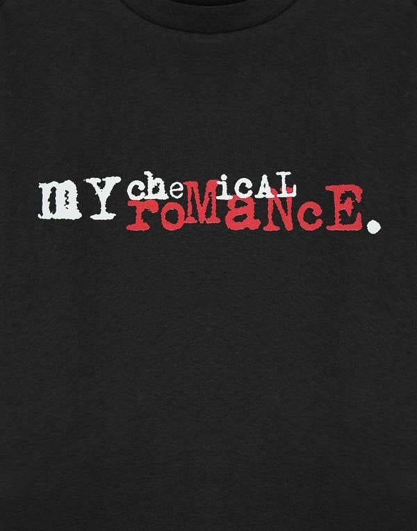 My Chemical Romance Unisex Black Logo Short Sleeved T-Shirt