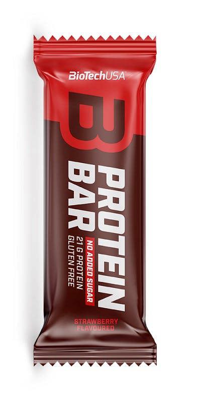 BioTechUSA Protein Bar, Strawberry - 16 x 70g