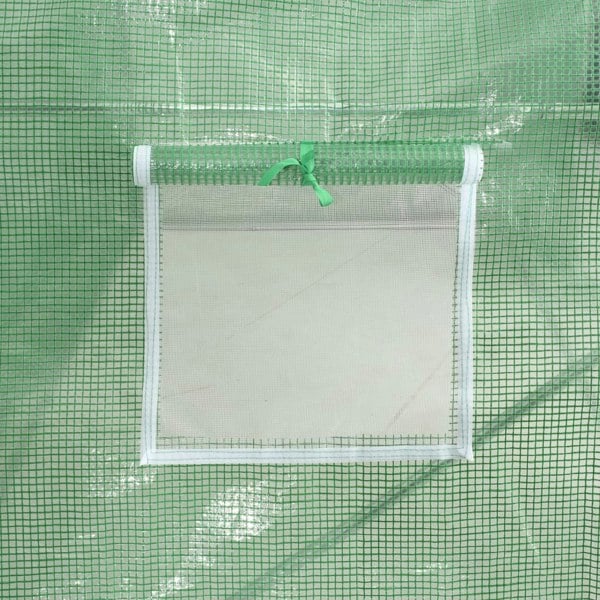 Berkfield Greenhouse with Steel Frame Green 10 m�__ 5x2x2.3 m
