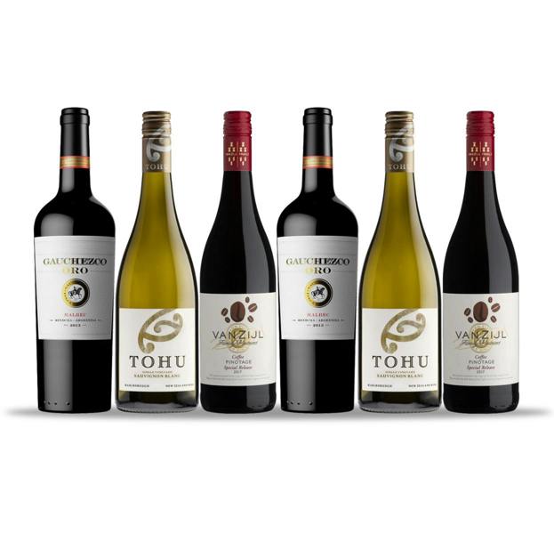 New World Mixed Wine Case (6 x 750ml - 14%)