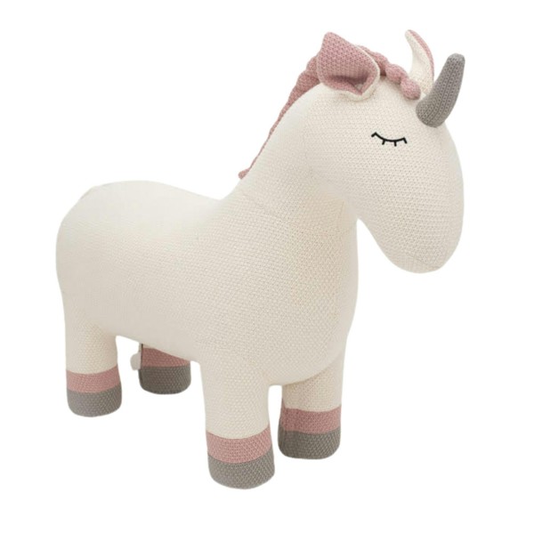 CROCHETTS Large unicorn plush with auxiliary seat for children LT-Y14