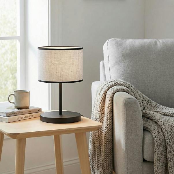 Emibig ECO Table Lamp 1 x E27 Grey / Black