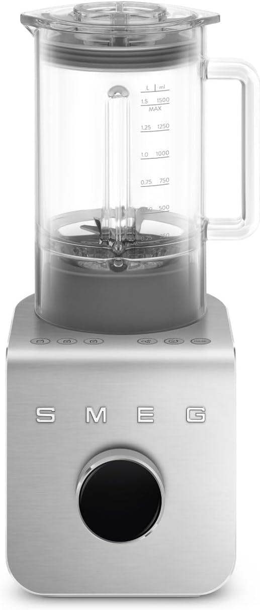 Smeg BLC02 Matte 50's Style High Performance Blender - with Free Gift RRP £30
