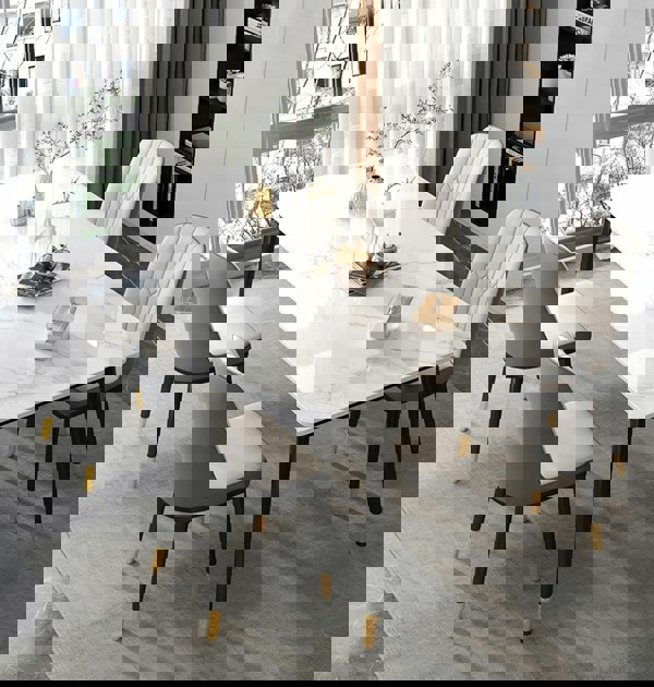 Malvern Dining Table, White-Weilai Concept-Weilai Concept