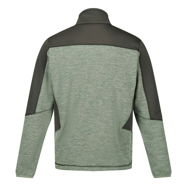 Regatta Mens Highton IV Full Zip Fleece Jacket - Agave Green/Ash