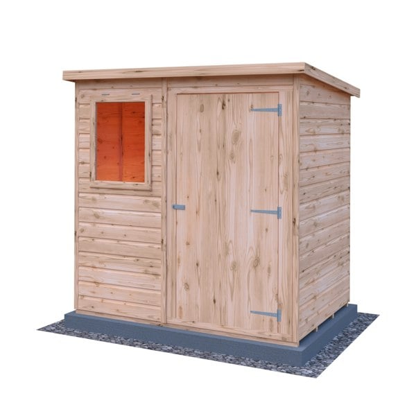 Shire Pent 6x4 12mm interlock Clad wooden Shed - Best Shed