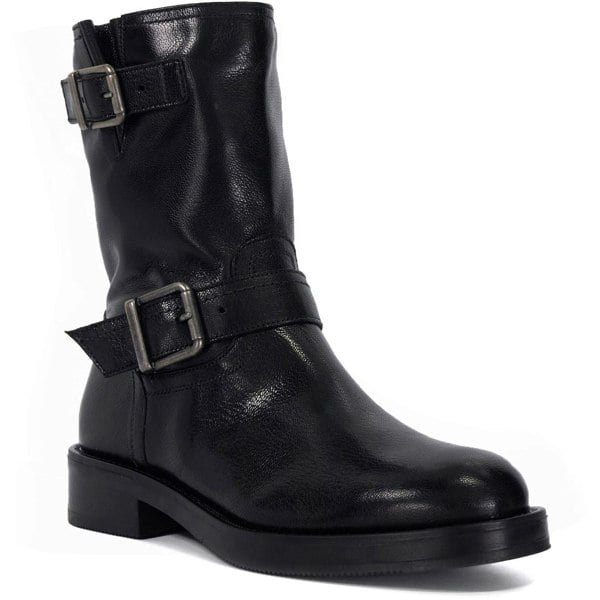 Dune London Dune Pixen Leather Women's Black Boots