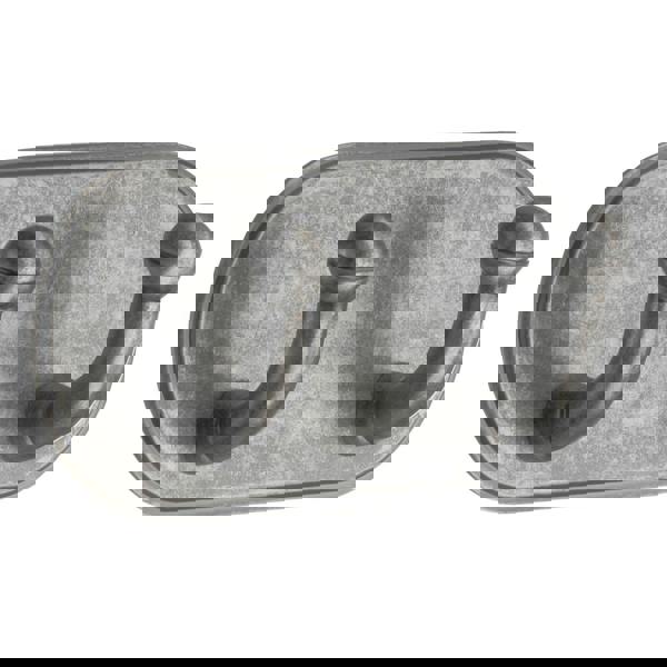 Pewter double towel hook