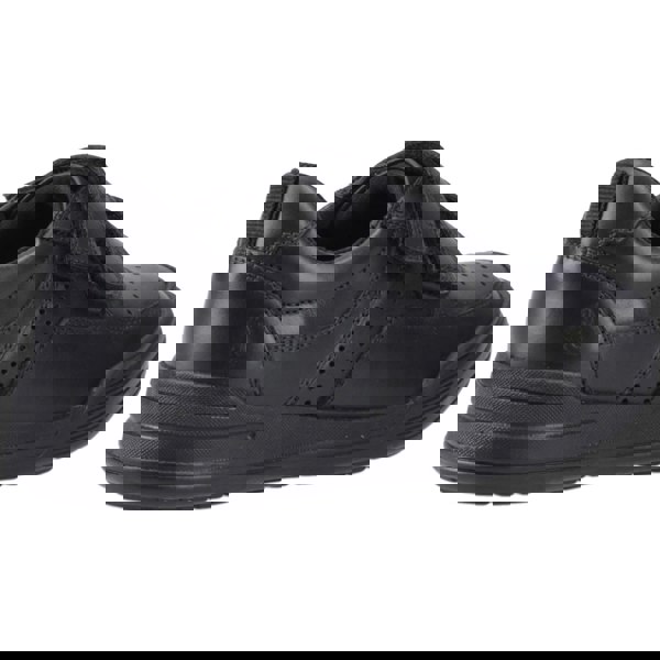 Hush Puppies Sully Leather Boys's Black Shoes