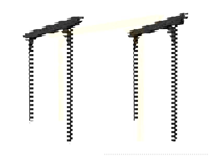 Arbor Garden Solutions Screen Double Beam Pergola, Plant Climbing Arbour - Corbel Sculpted Brace