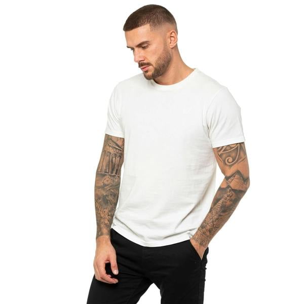 Enzo Mens Crew Neck T-Shirt - White