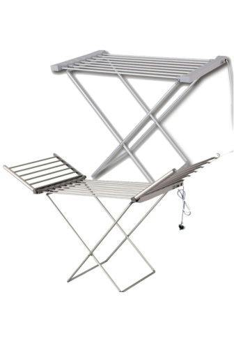Groundlevel Winged heated electric winged clothes airer with cover