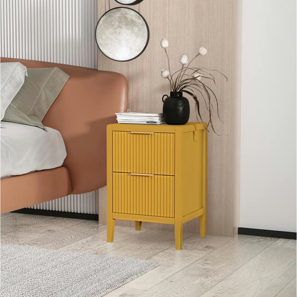 Cabinet Bits Castel 2 Drawer  Bedside Table
