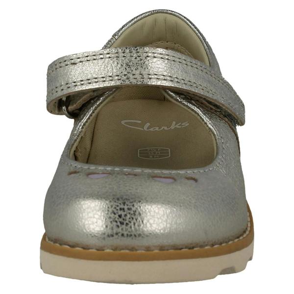 Clarks Girls Clarks  Heart Detailed Mary Jane Style Shoes Crown Jane