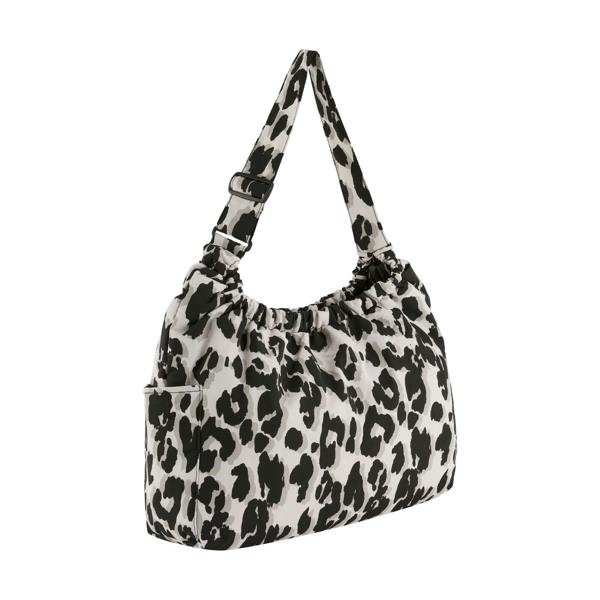 Regatta Leopard Print Shoulder Bag - Brown/Black - 