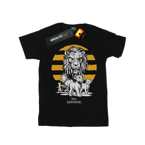 Disney Mens The Lion King Movie Group T-Shirt - Black