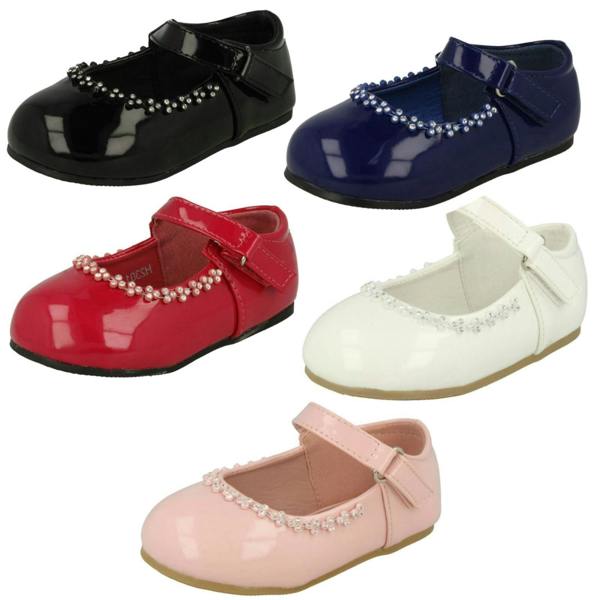 Spot On Girls Spot On Diamante Detail Party Shoes