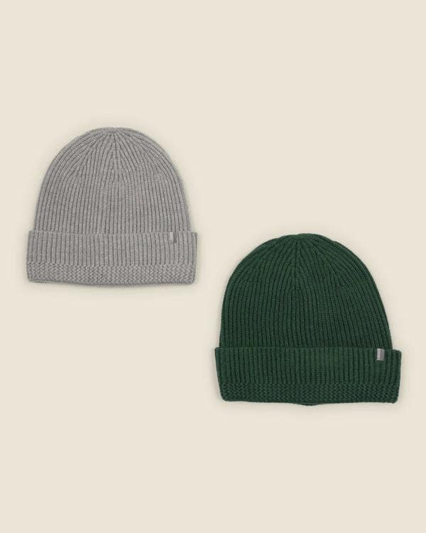 Larsson & Co Kannus - 2 Pack Knitted Beanie Hat