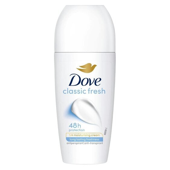 Dove Classic Fresh Roll On Anti-Perspirant Long Lasting Fragrance 48H, 30x50ml