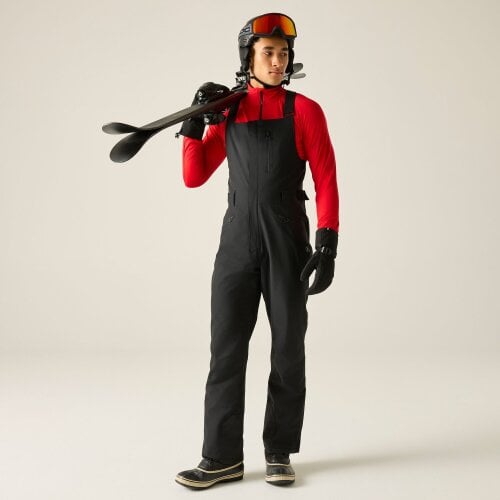 Dare 2B Mens Twin Tip Bibbed Ski Trousers - Black